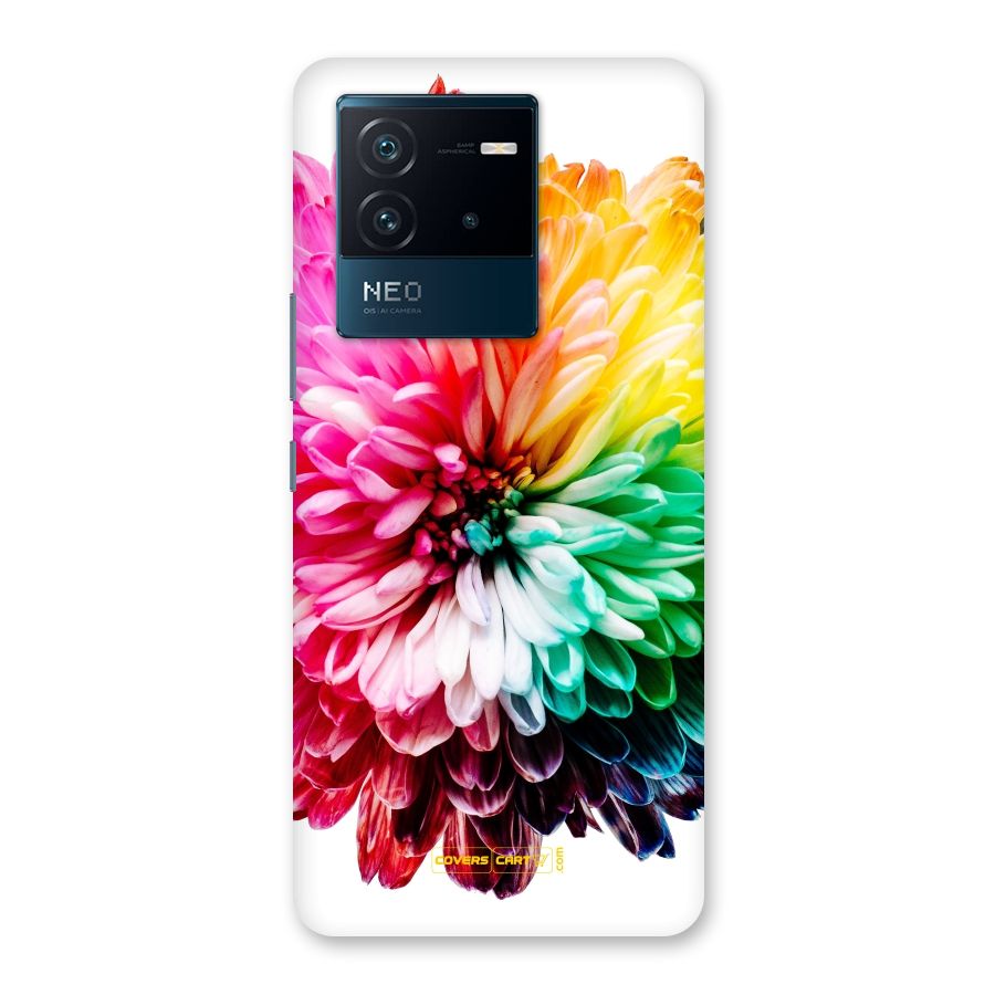 Colorful Flower Back Case for Vivo iQOO Neo 6 5G