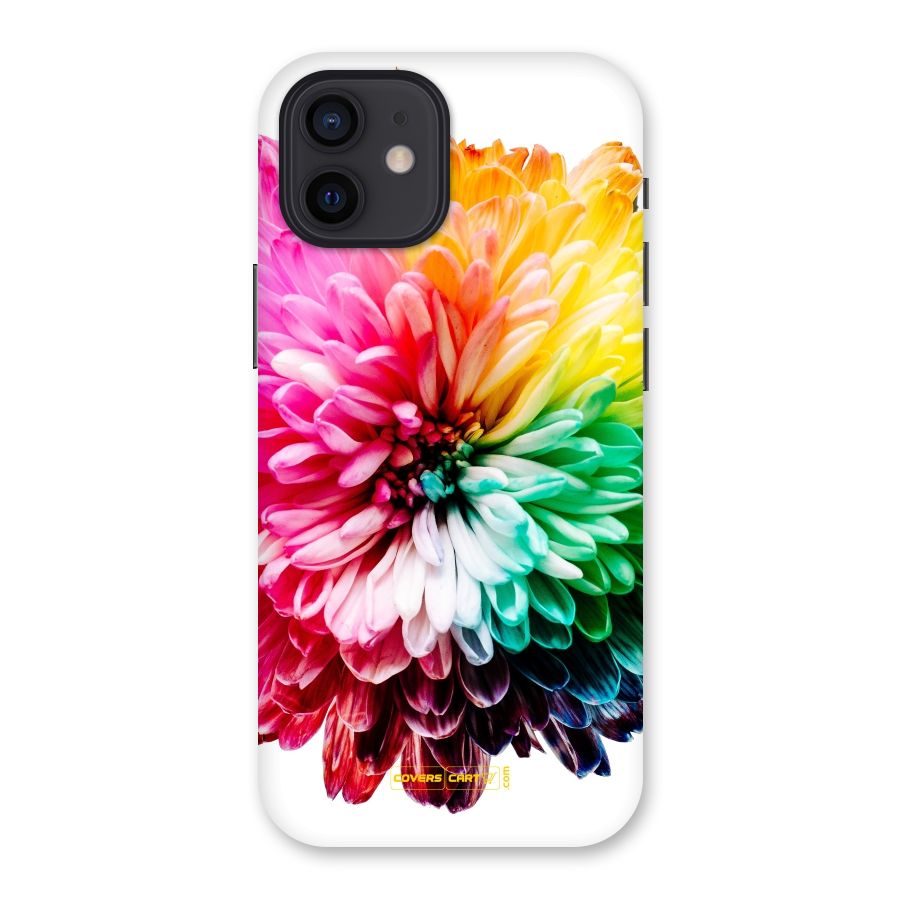 Colorful Flower Back Case for iPhone 12