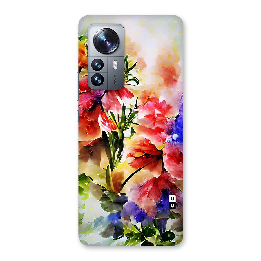 Colorful Flowers Fine Art Back Case for Xiaomi 12 Pro