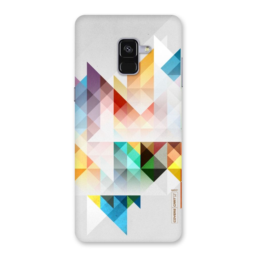 Colorful Geometric Art Back Case for Galaxy A8 Plus