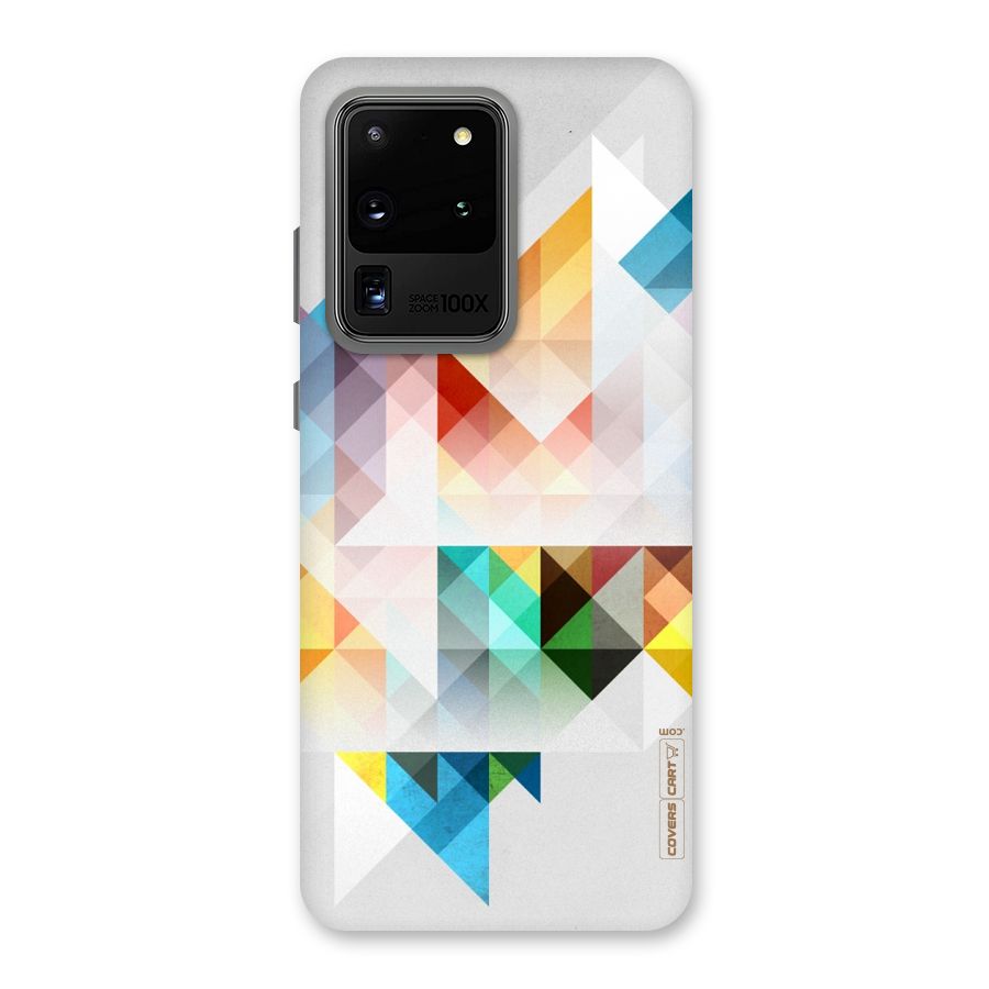 Colorful Geometric Art Back Case for Galaxy S20 Ultra