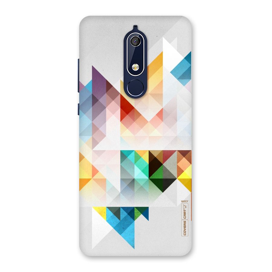 Colorful Geometric Art Back Case for Nokia 5.1