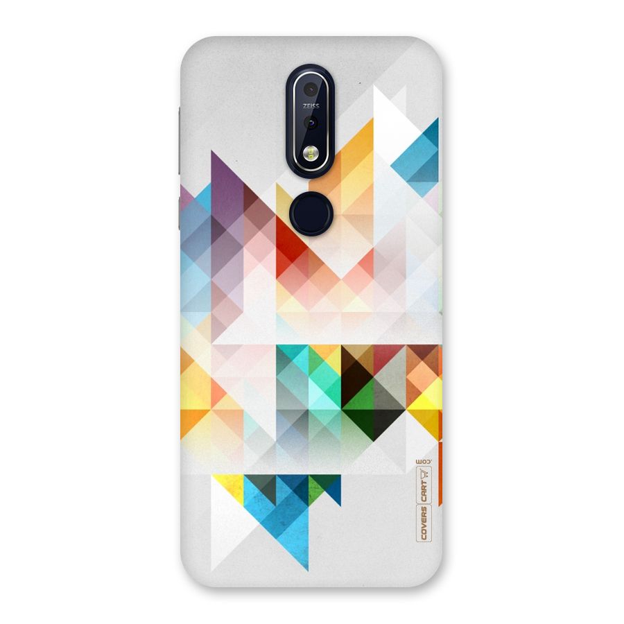 Colorful Geometric Art Back Case for Nokia 7.1