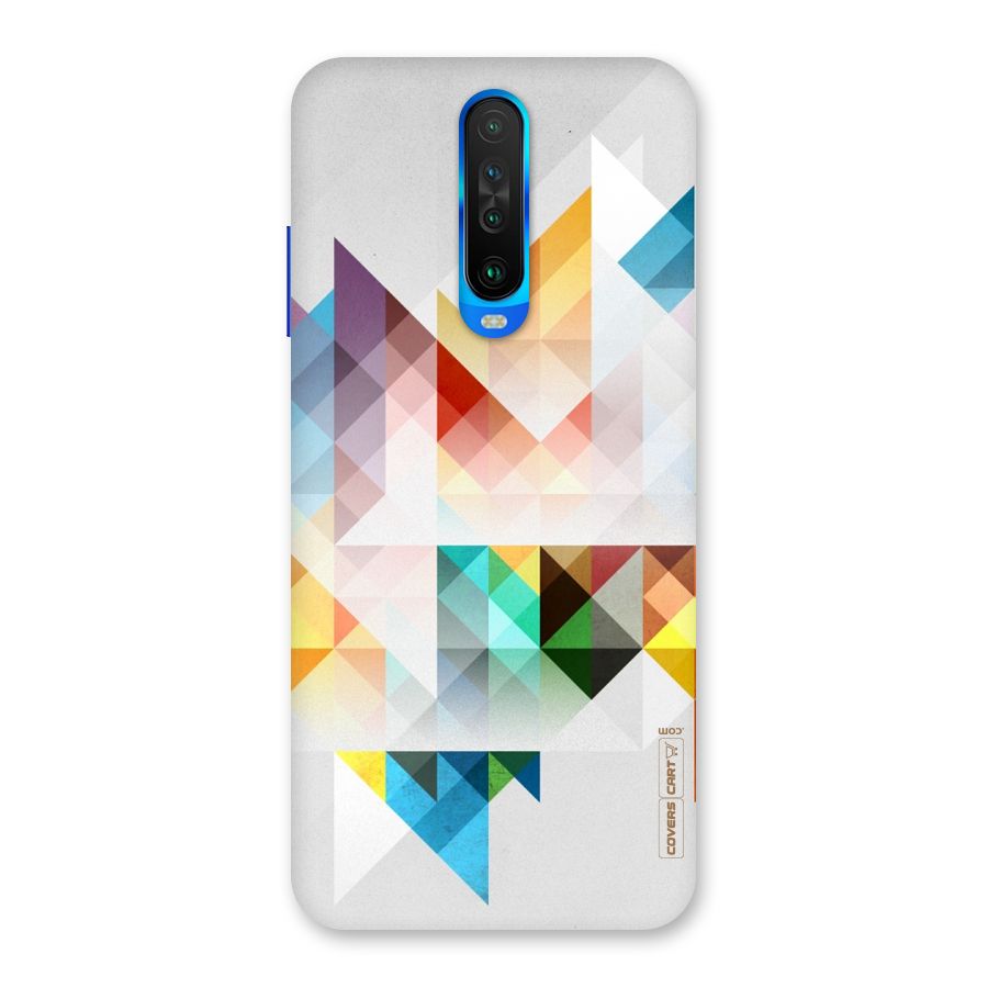 Colorful Geometric Art Back Case for Poco X2