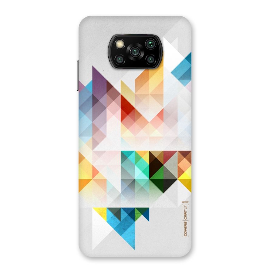 Colorful Geometric Art Back Case for Poco X3