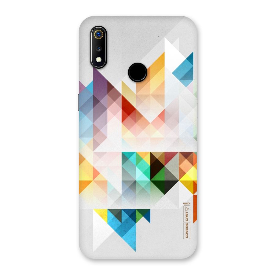 Colorful Geometric Art Back Case for Realme 3