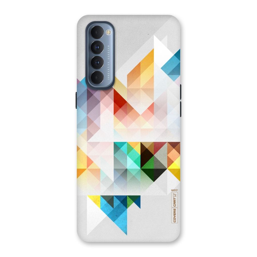 Colorful Geometric Art Back Case for Reno4 Pro