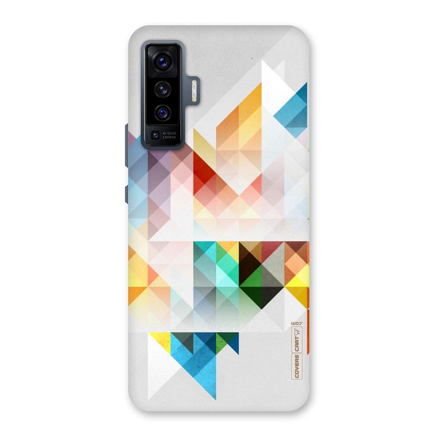 Colorful Geometric Art Back Case for Vivo X50