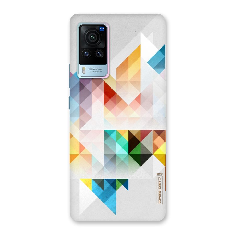 Colorful Geometric Art Back Case for Vivo X60 Pro