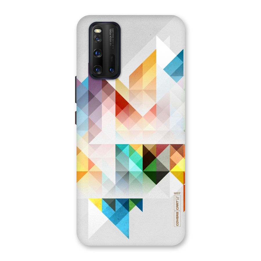 Colorful Geometric Art Back Case for Vivo iQOO 3