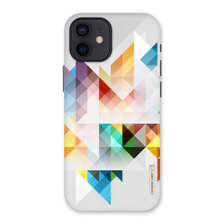 Colorful Geometric Art Back Case for iPhone 12