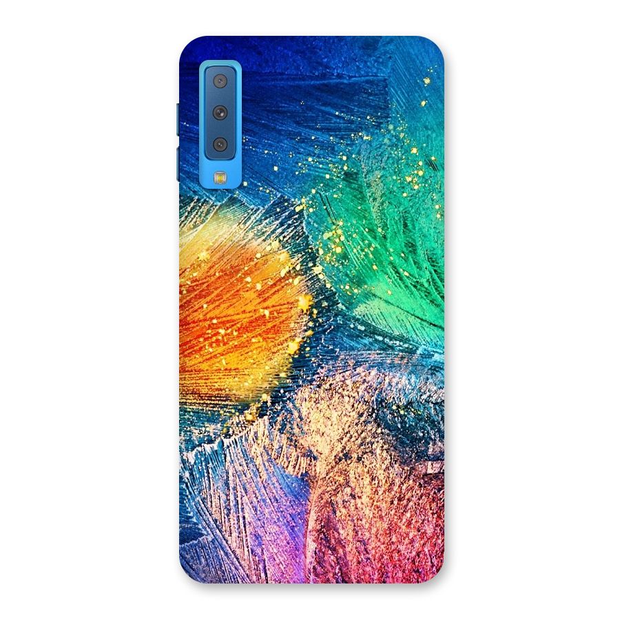 Colorful Leafs Vibrant Back Case for Galaxy A7 (2018)