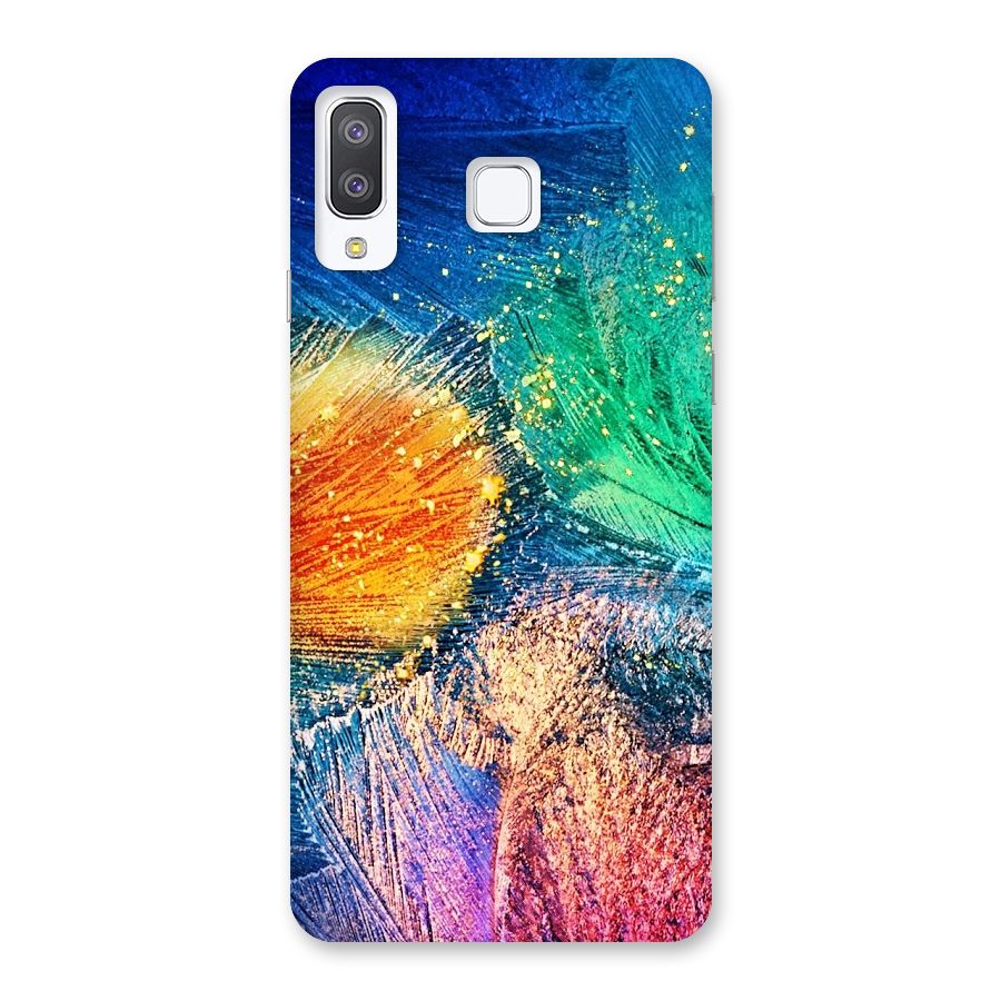 Colorful Leafs Vibrant Back Case for Galaxy A8 Star