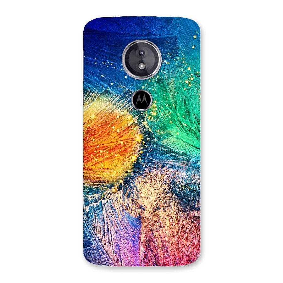 Colorful Leafs Vibrant Back Case for Moto E5
