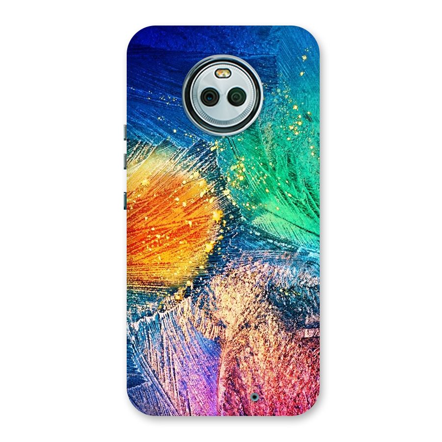 Colorful Leafs Vibrant Back Case for Moto X4