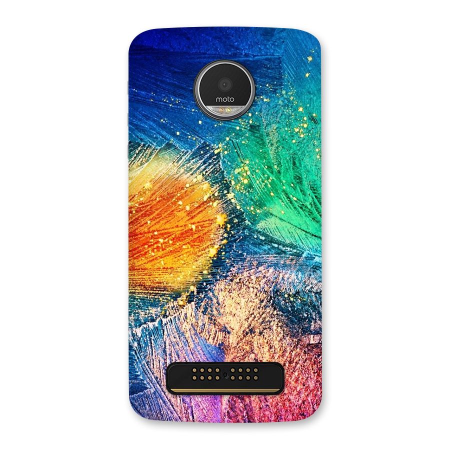 Colorful Leafs Vibrant Back Case for Moto Z Play