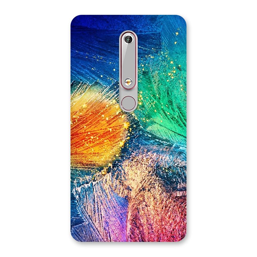 Colorful Leafs Vibrant Back Case for Nokia 6.1