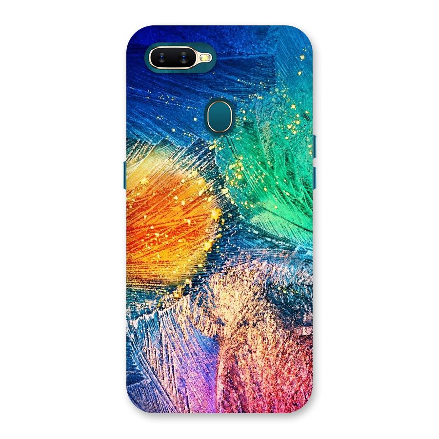 Colorful Leafs Vibrant Back Case for Oppo A11k