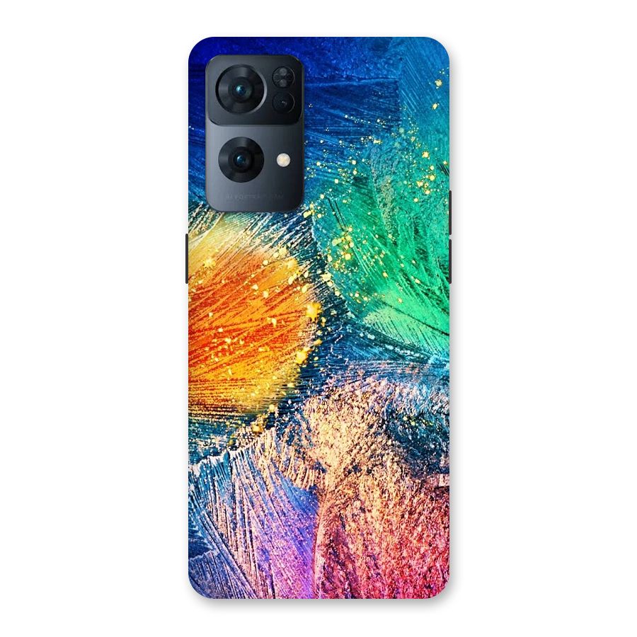 Colorful Leafs Vibrant Back Case for Oppo Reno7 Pro 5G