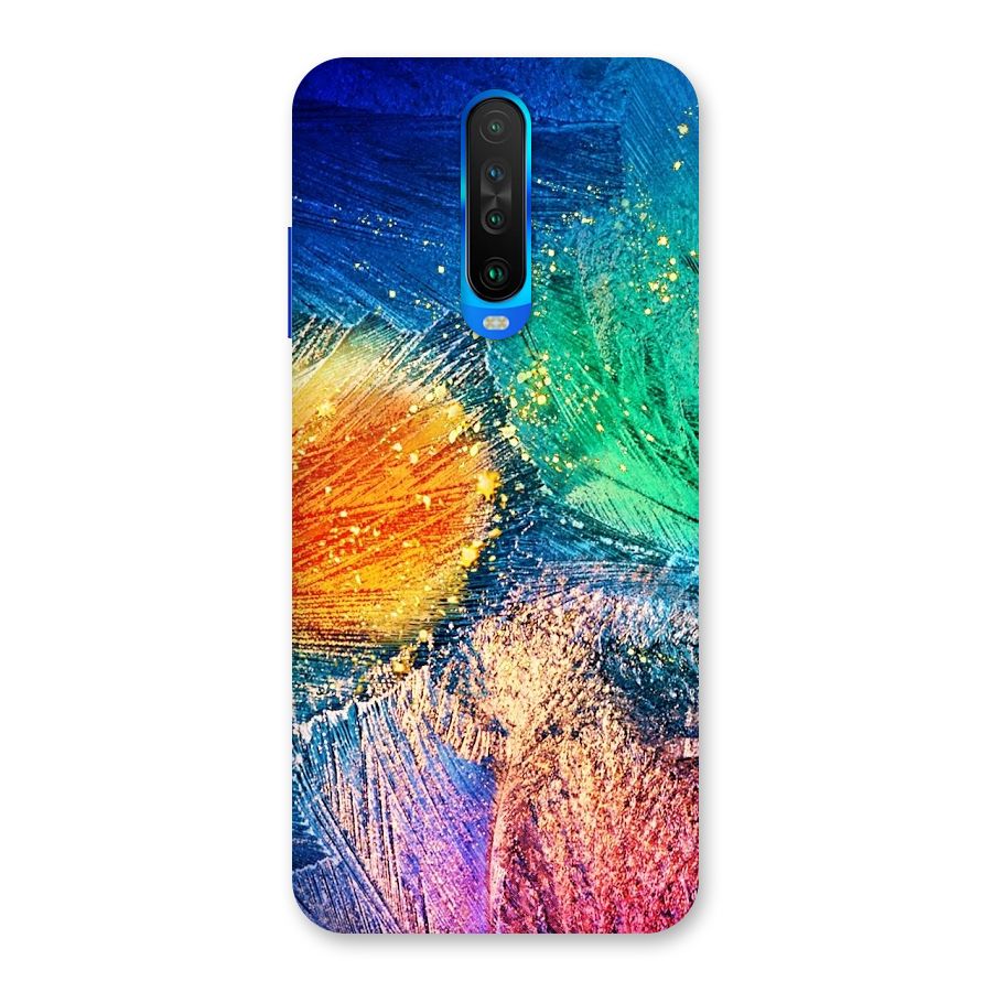 Colorful Leafs Vibrant Back Case for Poco X2