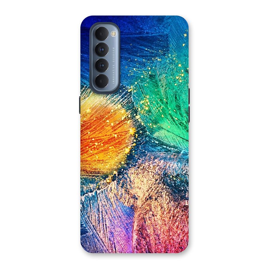 Colorful Leafs Vibrant Back Case for Reno4 Pro