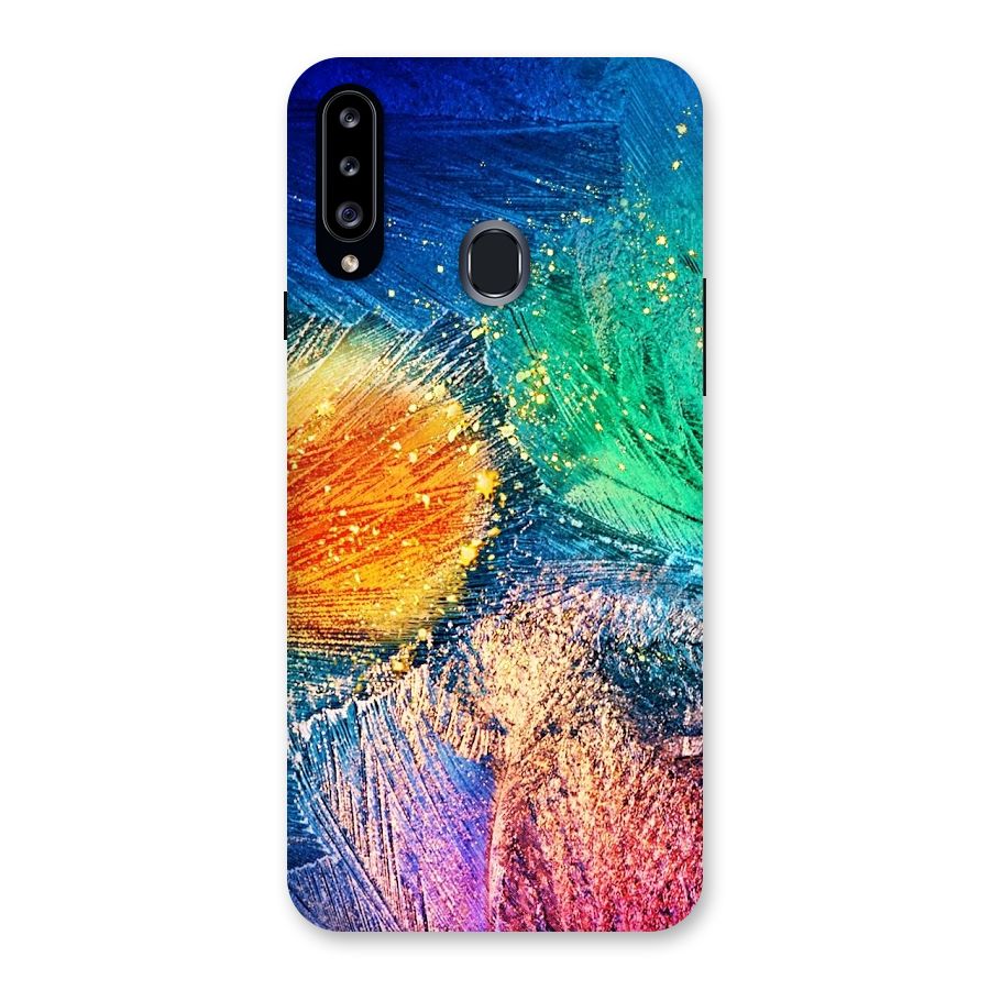Colorful Leafs Vibrant Back Case for Samsung Galaxy A20s