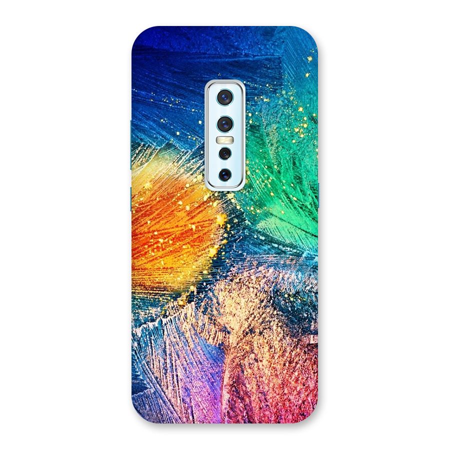 Colorful Leafs Vibrant Back Case for Vivo V17 Pro