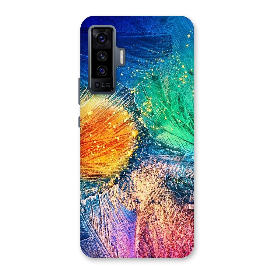 Colorful Leafs Vibrant Back Case for Vivo X50