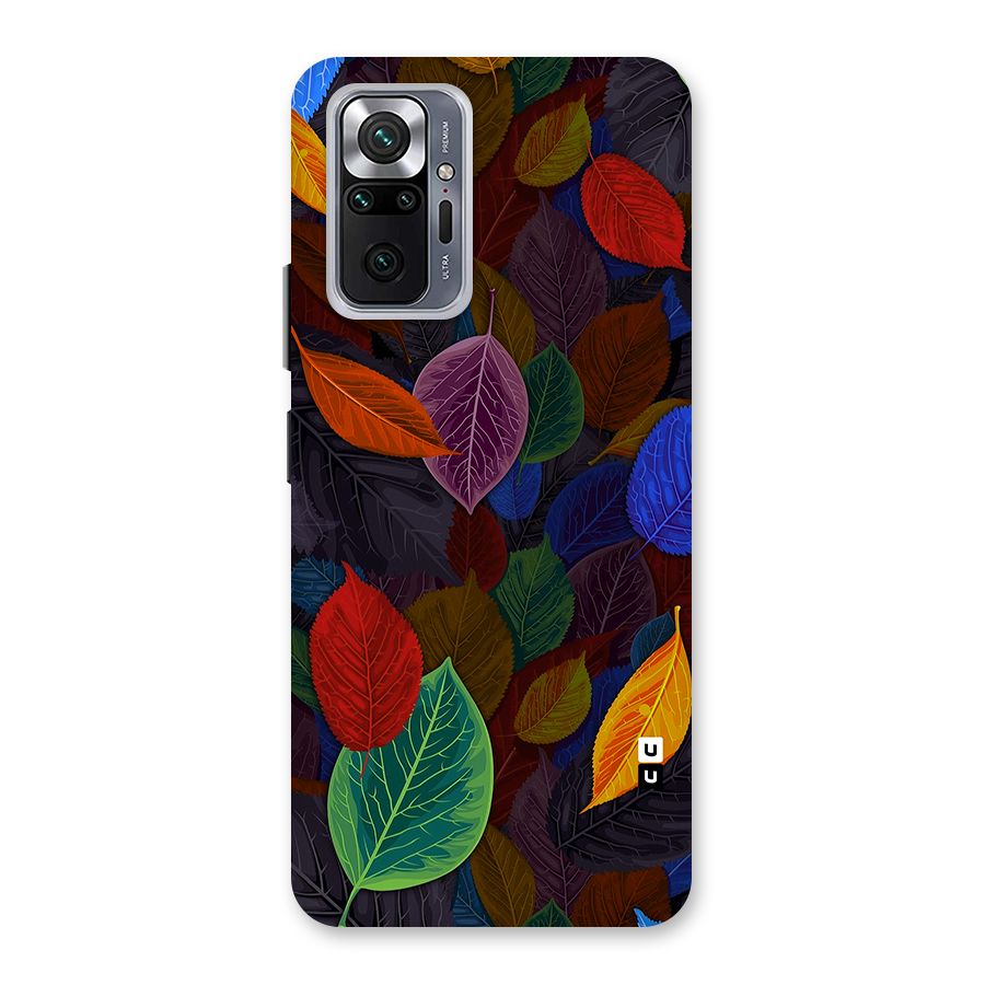 Colorful Leaves Pattern Back Case for Redmi Note 10 Pro Max