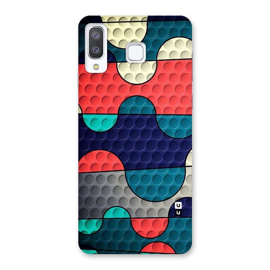 Colorful Puzzle Design Back Case for Galaxy A8 Star