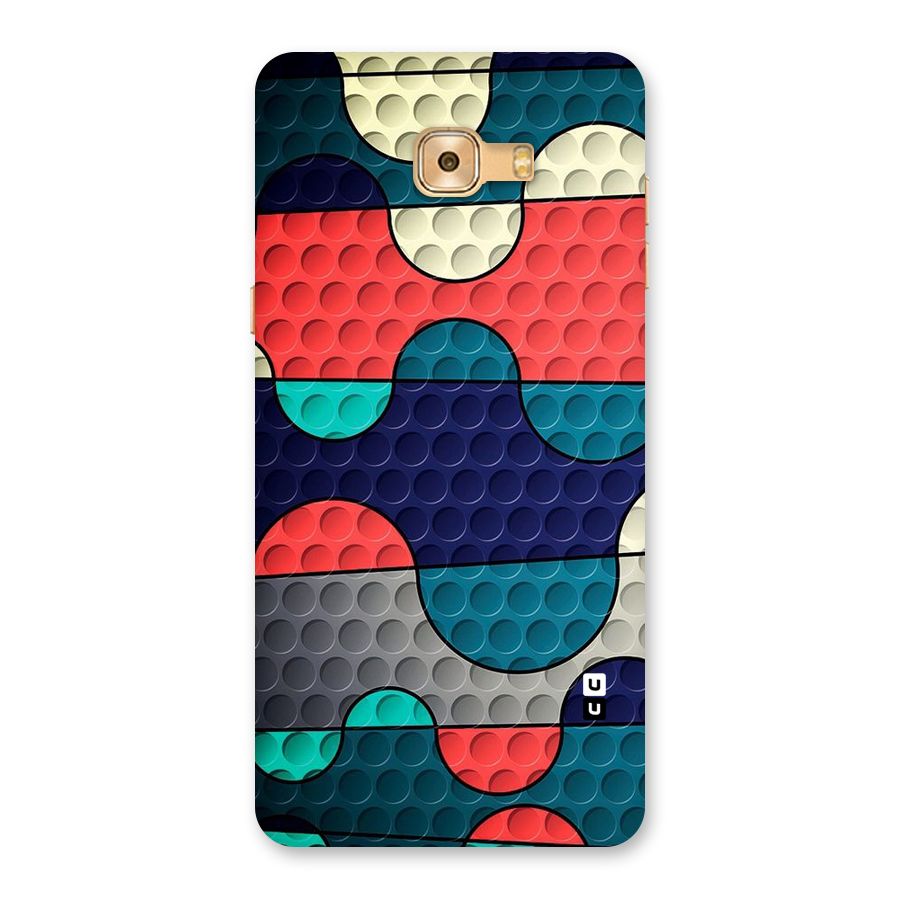 Colorful Puzzle Design Back Case for Galaxy C9 Pro