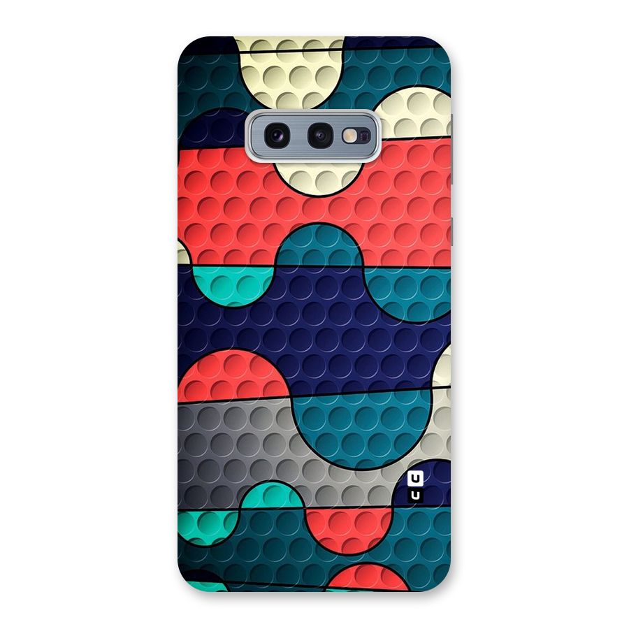 Colorful Puzzle Design Back Case for Galaxy S10e