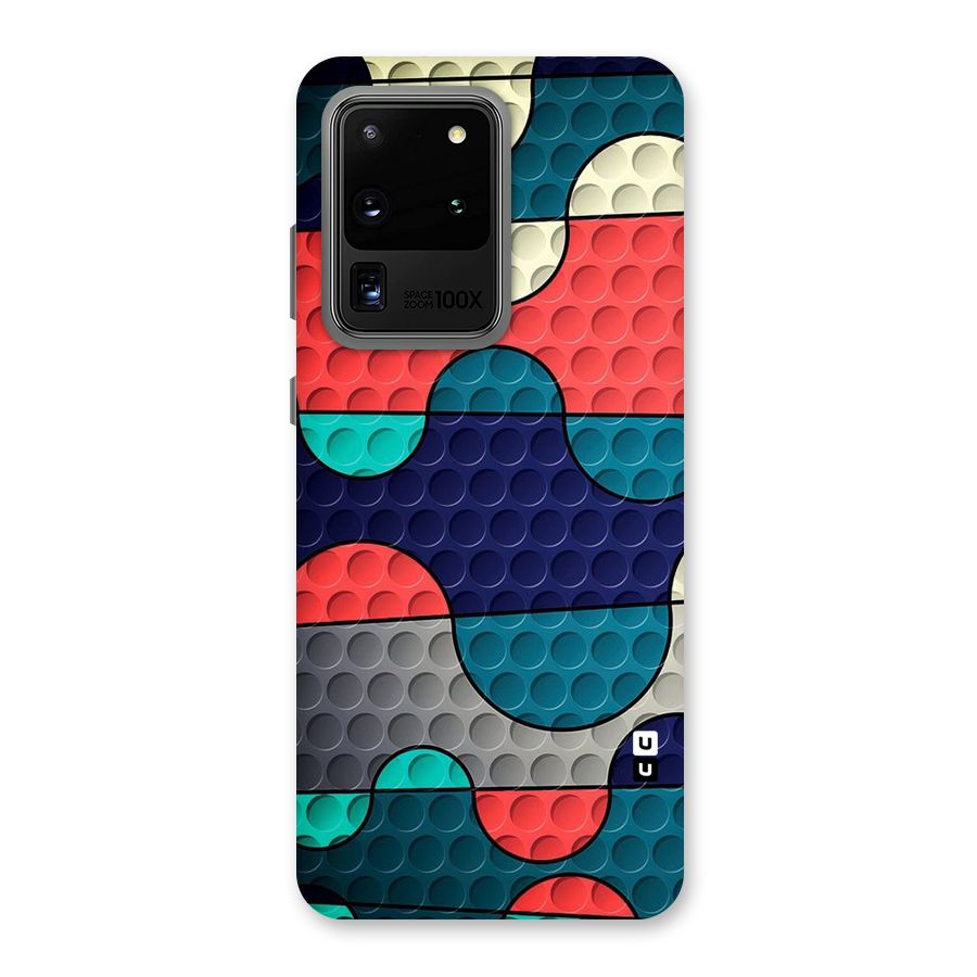 Colorful Puzzle Design Back Case for Galaxy S20 Ultra