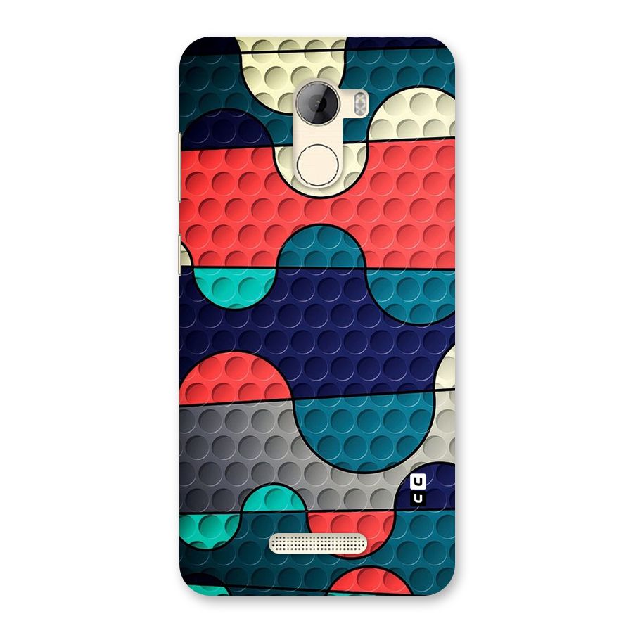 Colorful Puzzle Design Back Case for Gionee A1 LIte