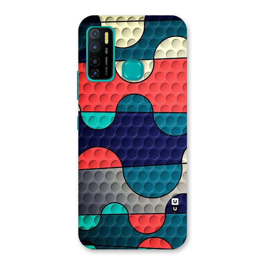 Colorful Puzzle Design Back Case for Infinix Hot 9 Pro