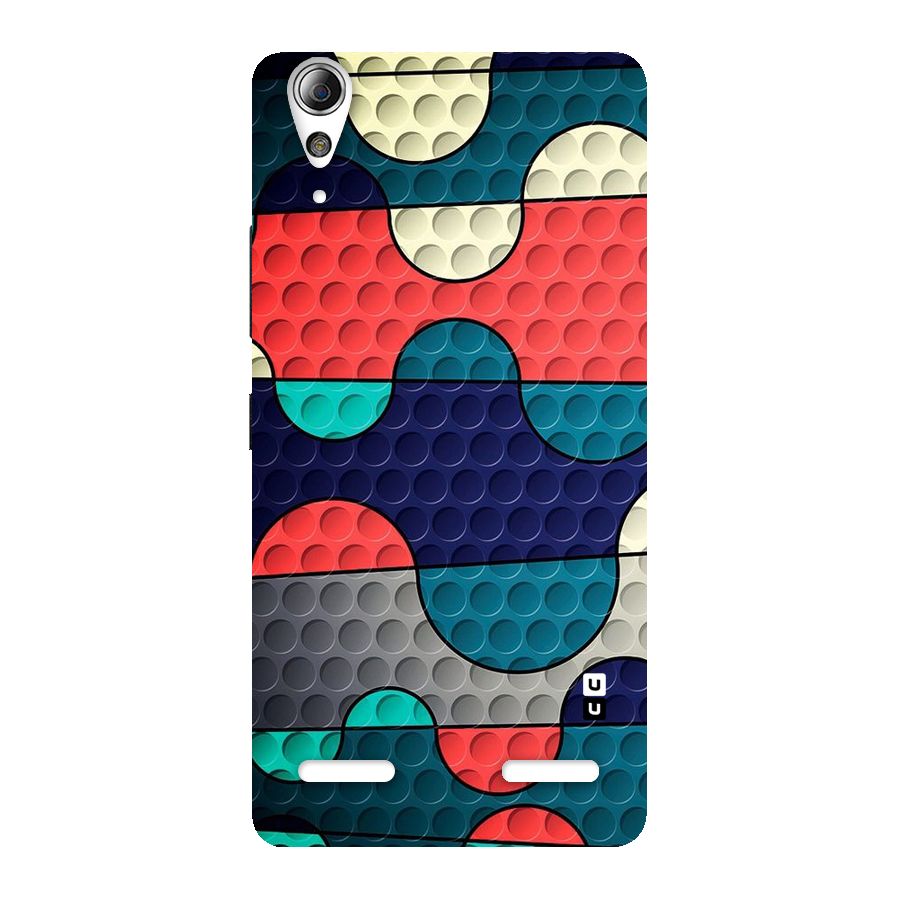 Colorful Puzzle Design Back Case for Lenovo A6000 Plus
