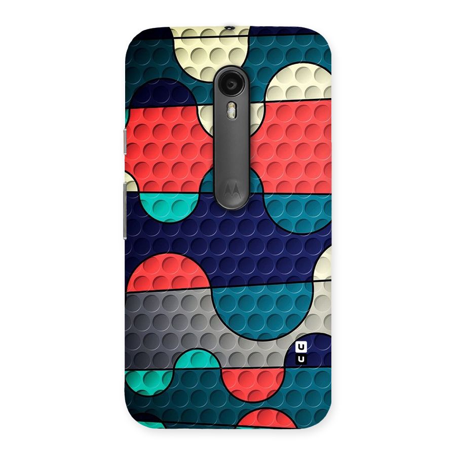Colorful Puzzle Design Back Case for Moto G3
