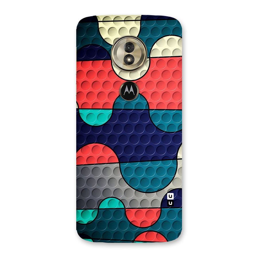 Colorful Puzzle Design Back Case for Moto G6 Play
