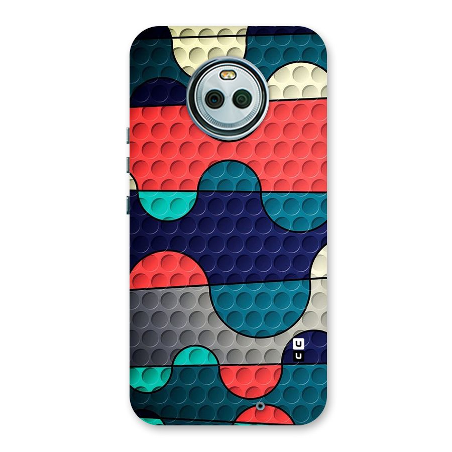 Colorful Puzzle Design Back Case for Moto X4