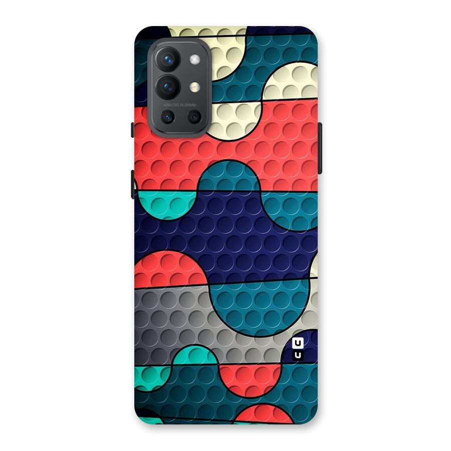 Colorful Puzzle Design Back Case for OnePlus 9R