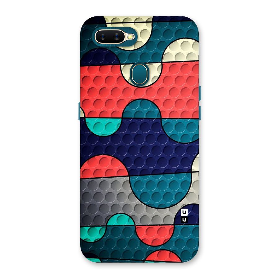Colorful Puzzle Design Back Case for Oppo A11k