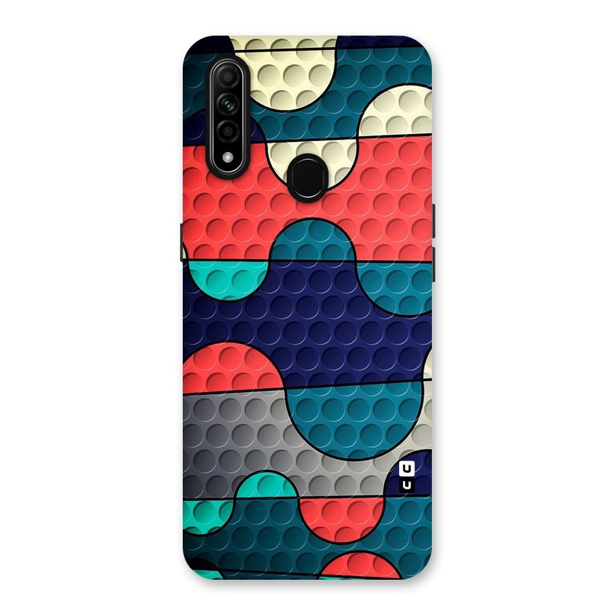 Colorful Puzzle Design Back Case for Oppo A31