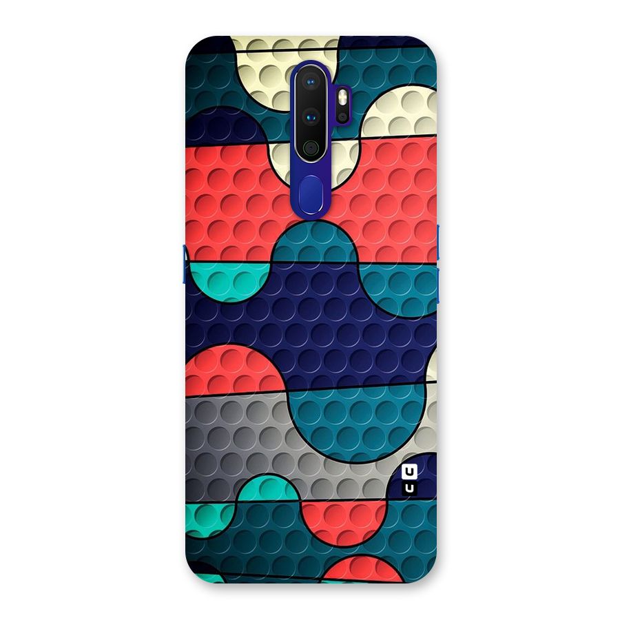 Colorful Puzzle Design Back Case for Oppo A9 (2020)