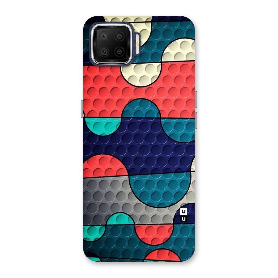 Colorful Puzzle Design Back Case for Oppo F17
