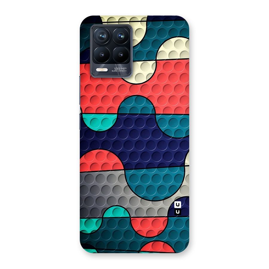 Colorful Puzzle Design Back Case for Realme 8 Pro