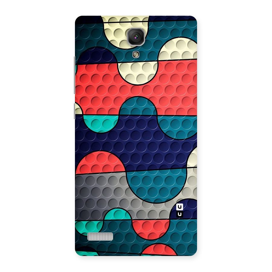 Colorful Puzzle Design Back Case for Redmi Note Prime
