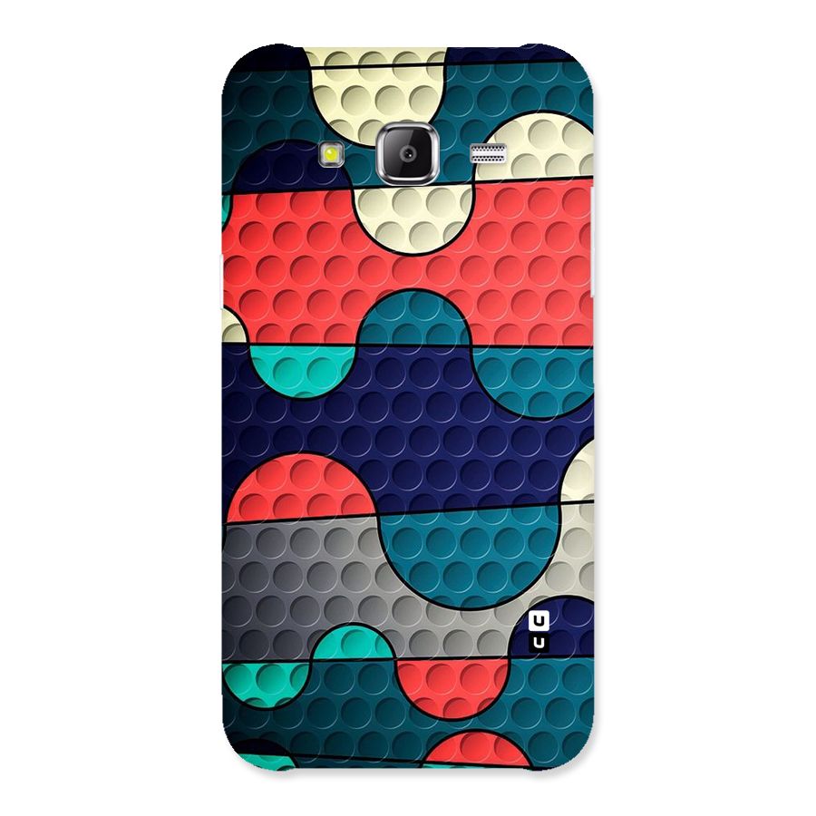 Colorful Puzzle Design Back Case for Samsung Galaxy J5