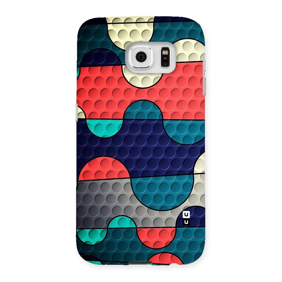 Colorful Puzzle Design Back Case for Samsung Galaxy S6