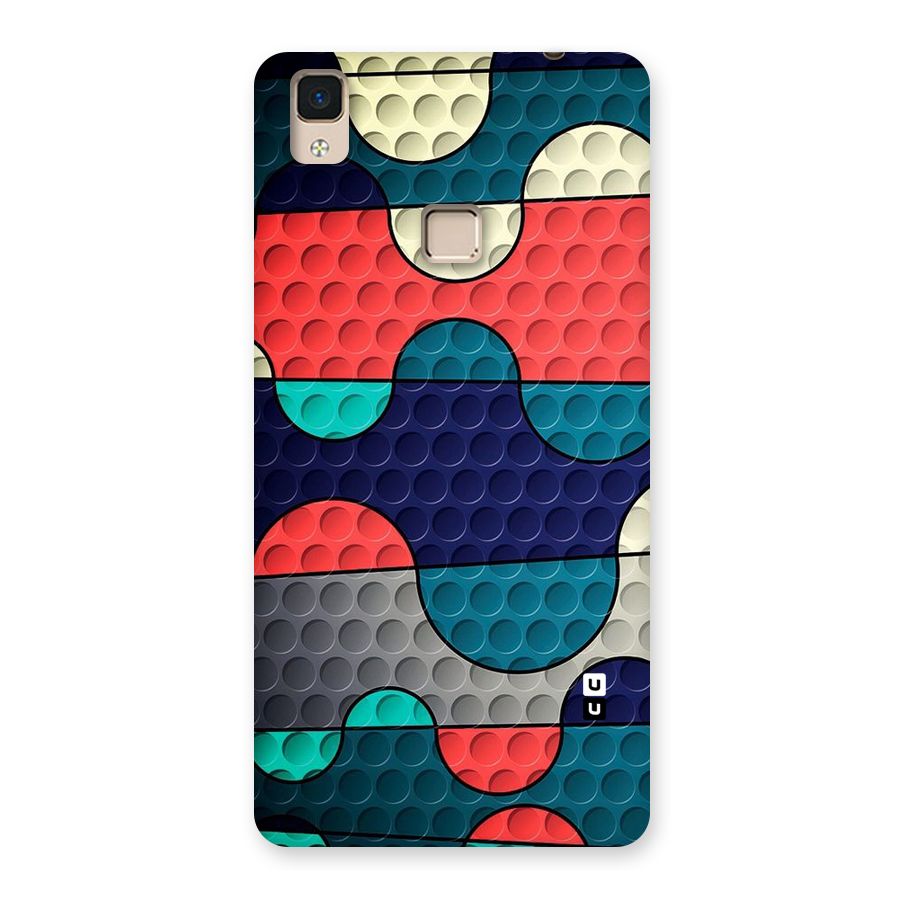 Colorful Puzzle Design Back Case for V3 Max