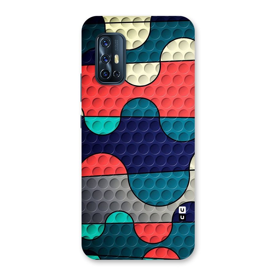 Colorful Puzzle Design Back Case for Vivo V17
